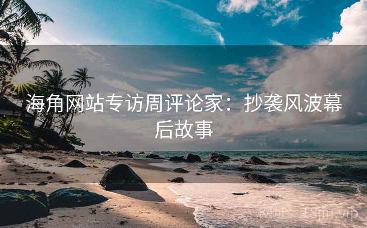 海角网站专访周评论家:抄袭风波幕后故事