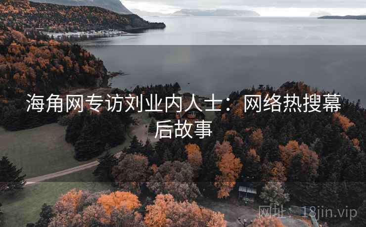 海角网专访刘业内人士:网络热搜幕后故事