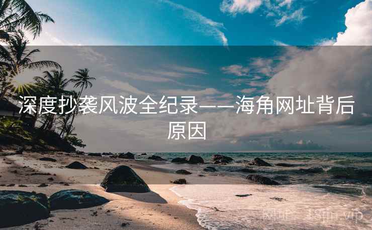 深度抄袭风波全纪录——海角网址背后原因