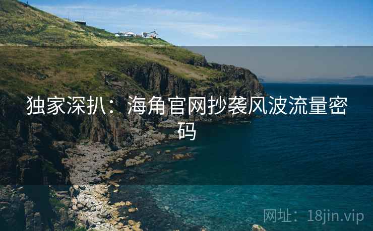 独家深扒：海角官网抄袭风波流量密码